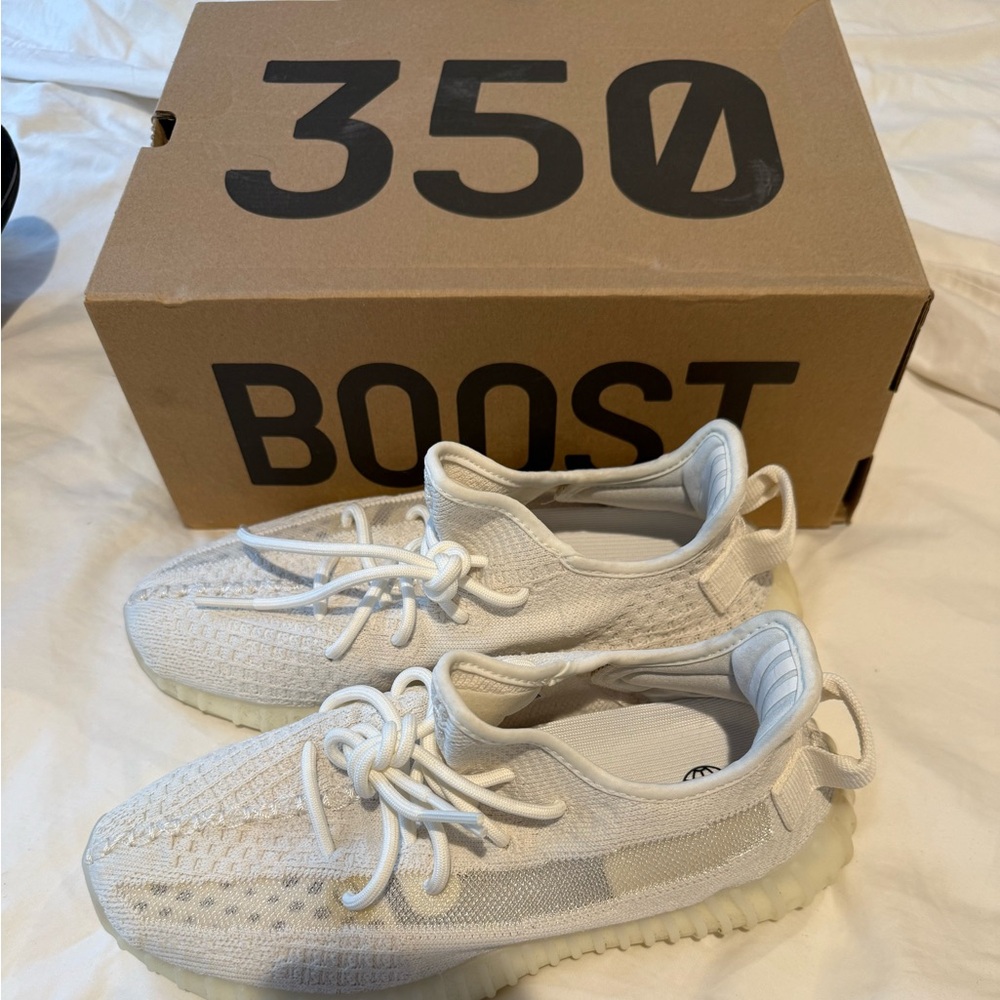 BRAND NEW all white Yeezy boost 350